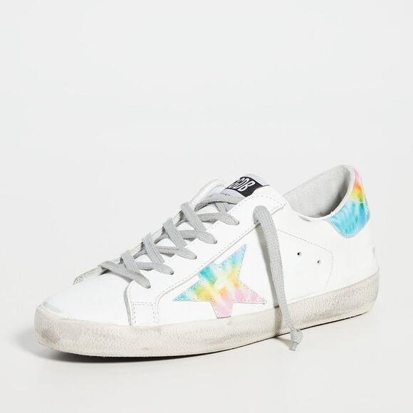Golden Goose Superstar Sneakers White/Tie Dye - 38/8 - Picture 1 of 2